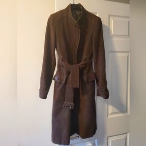 Brown Suede Coat